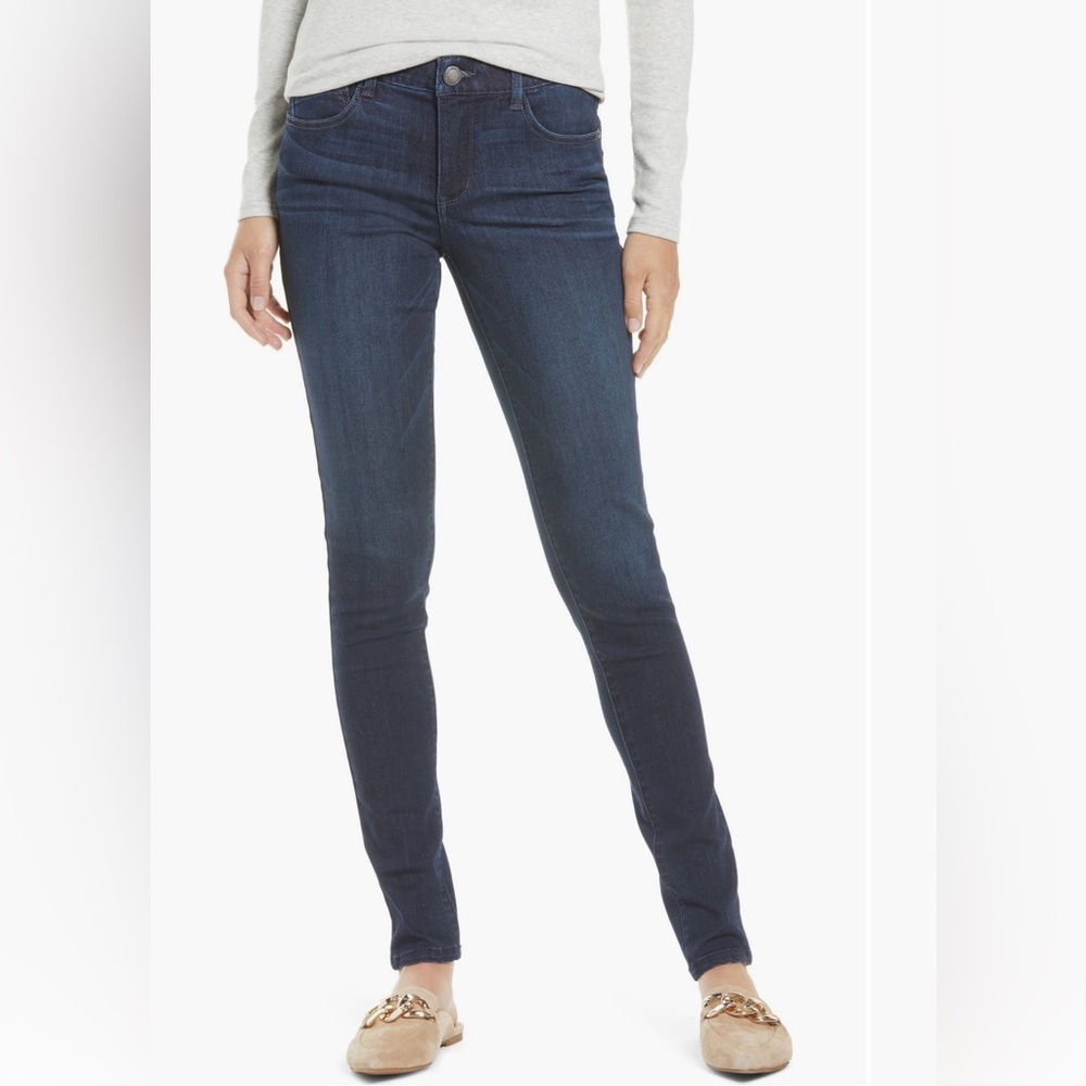 Wit & Wisdom Ab-Solution Skinny Jeans • Dark Wash • Size 6P